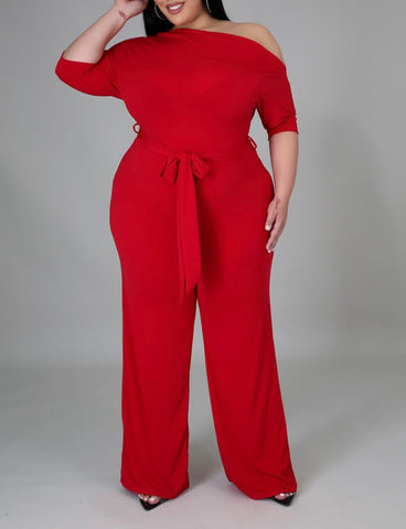Victoria Jumpsuit [Red]