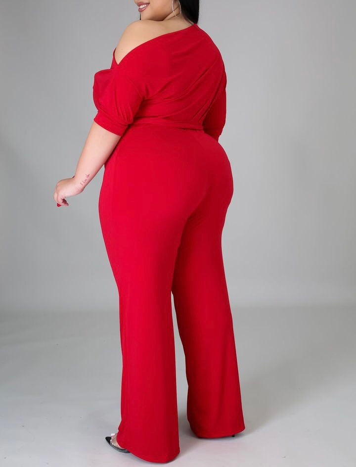 Victoria Jumpsuit [Red]
