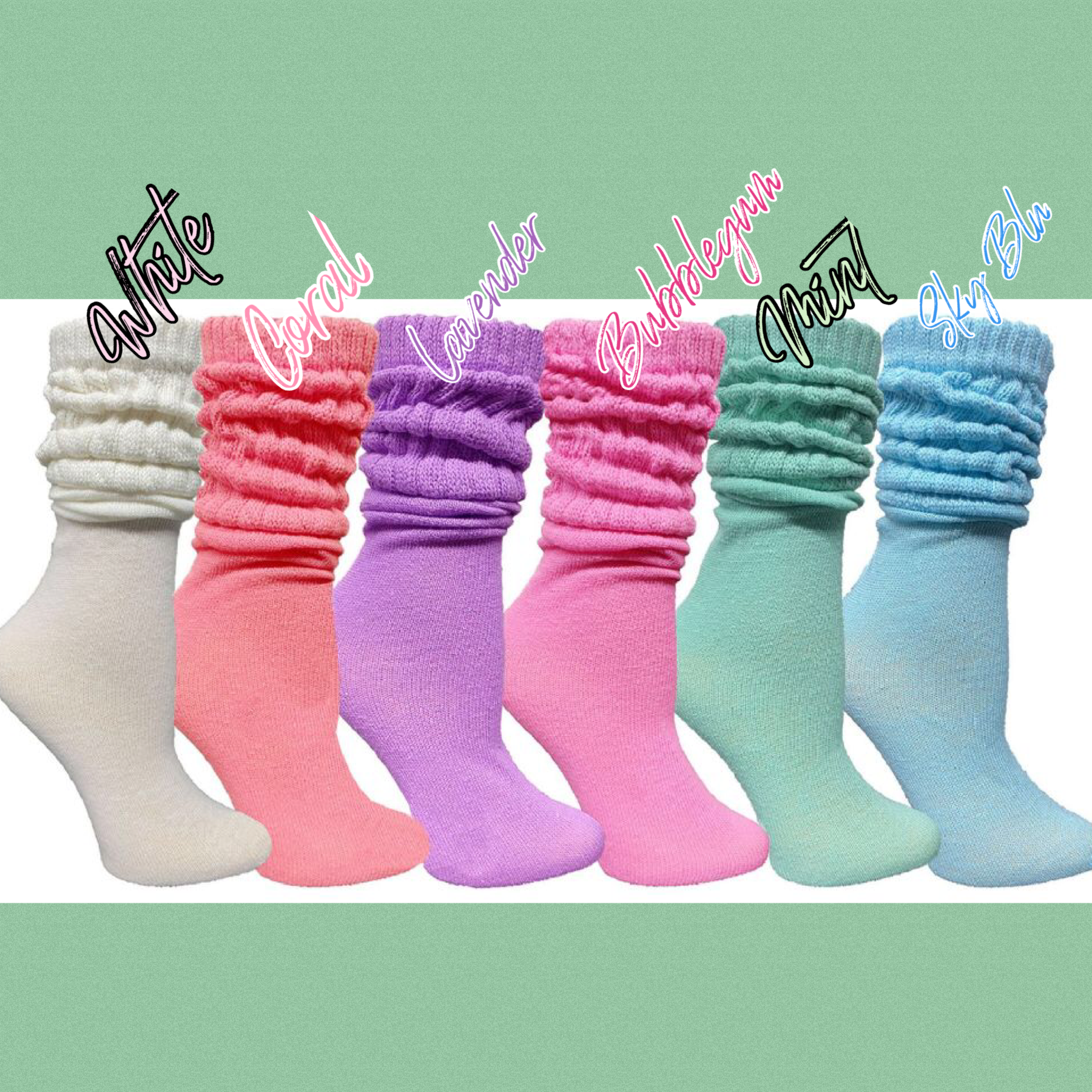 Slouch Sox [Pastel]